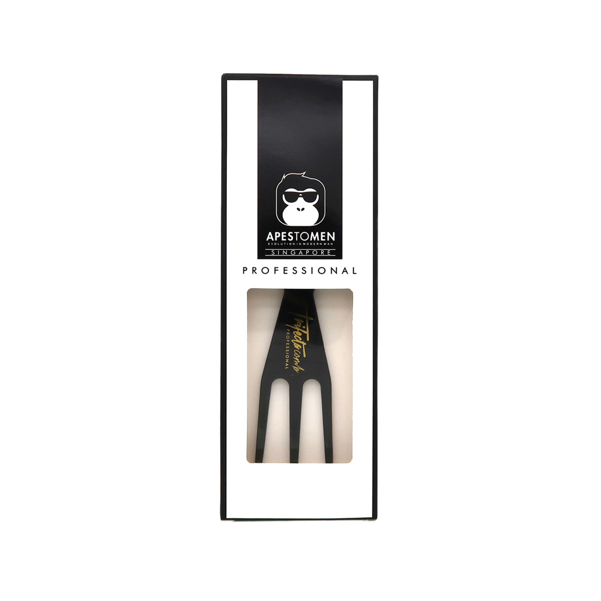 Apestomen Professional Trifecta Comb - Black